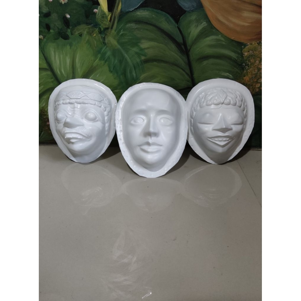 topeng polos, topeng lukis ukuran wajah dewasa