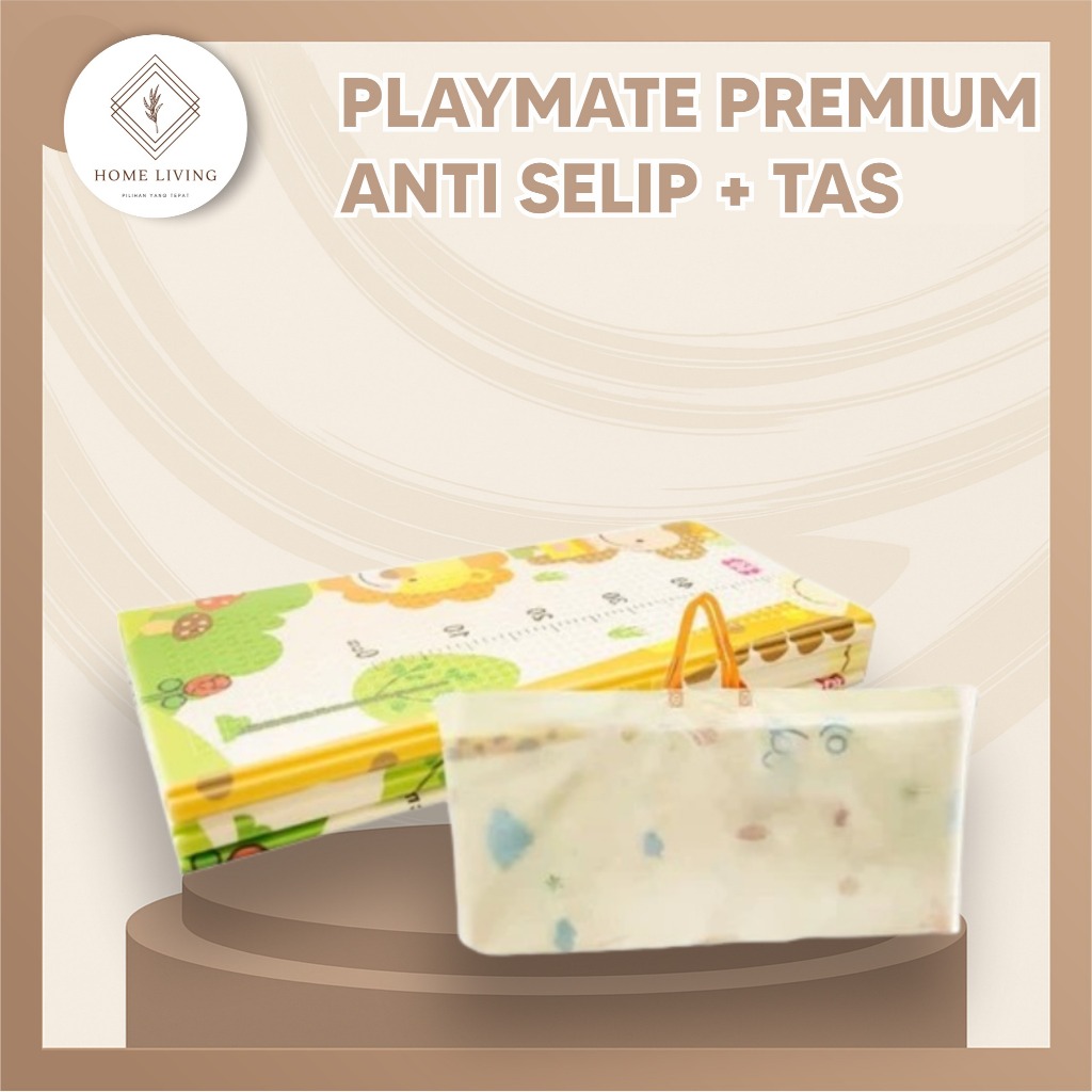 Playmat Premium Double Pad Free Bag Size180Cmx200Cm&150Cmx200Cm Homeliving