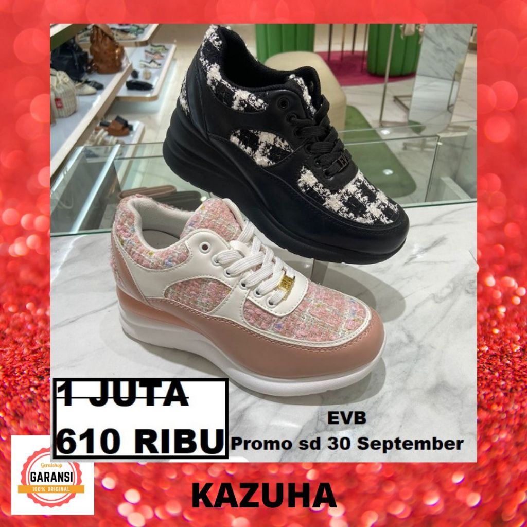 Sepatu sneakers wanita sale EVB seri KAZUHA 100% ori store