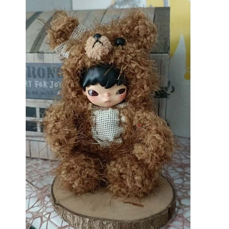 HIRONO Keychain Costume Bear Baju Hirono Popmart jual tanpa boneka hirononya hanya kostumnya bisa ja