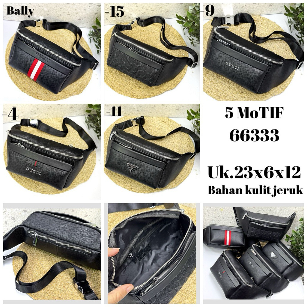 "Affero_Collection" WB Pria WB Wanita WaistBag Import WaistBag Pria Waistbag Tahan Air Tas Selempang