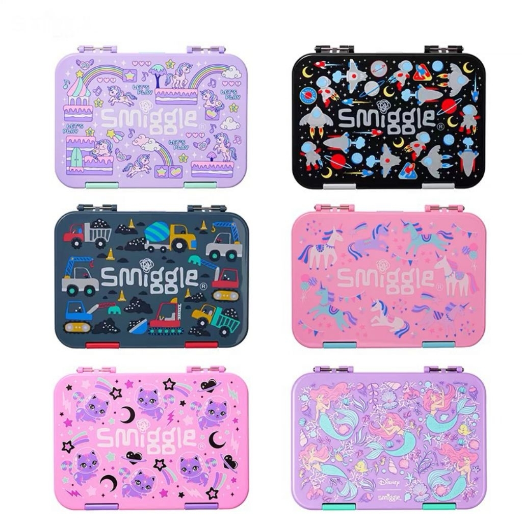 LUNCH BOX ANAK / BENTO BOX (5 SEKAT) ANTI TUMPAH ANTI TERCAMPUR