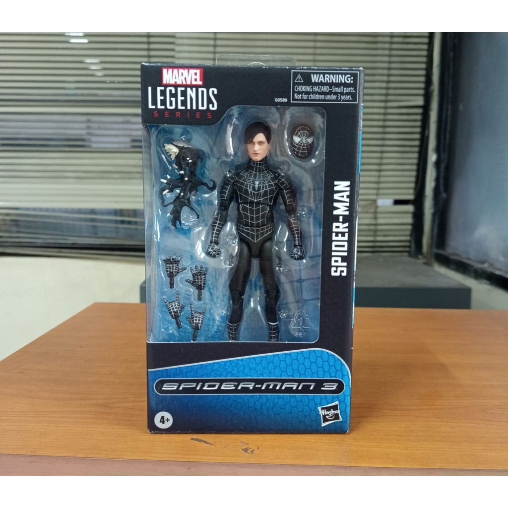 HASBRO ORIGINAL Marvel Legends Black Spiderman 3/ spider man/ Venom