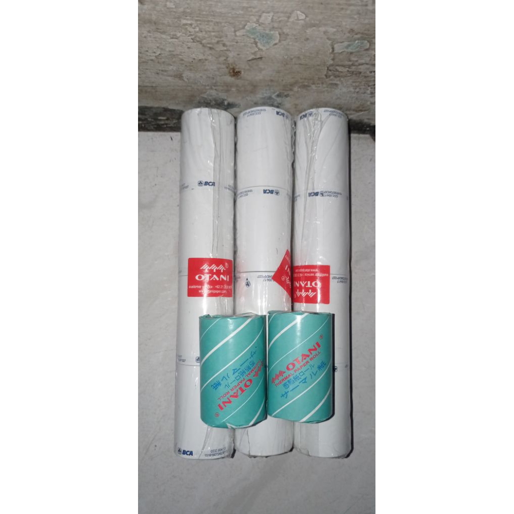 kertas thermal 58mm / kertas struk 58mm / kertas roll thermal 58mm merek OTANI