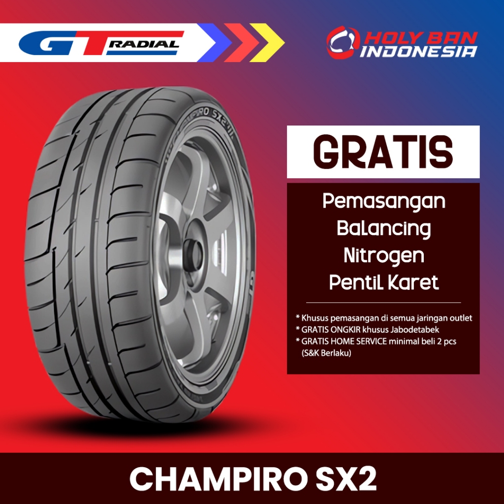 GT RADIAL 215/45 R17 87W CHAMPIRO SX2