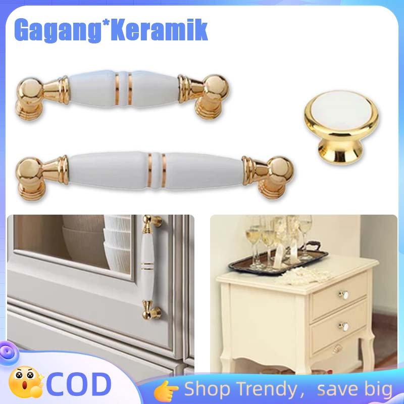 Ceramic Handle Tarikan Handle Pintu Modern Handle Lemari Minimalis Handle Pintu Lemari