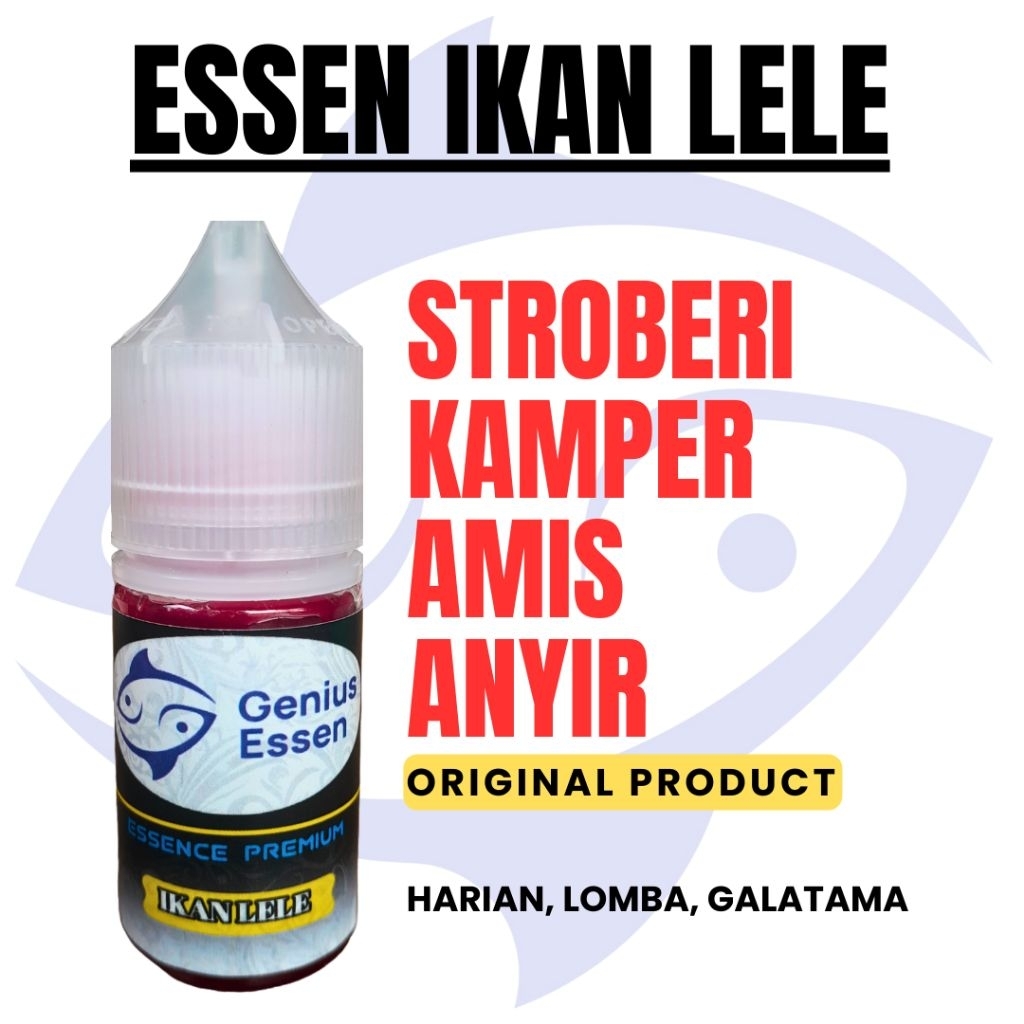 ESSEN IKAN LELE AROMA STROBERI KAMPER essen ikan lele harian essen ikan lele lomba essen ikan lele g