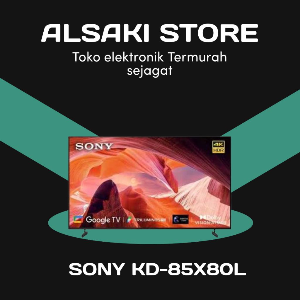 SONY 85X80L/KD-85X80L 4K
GOOGLE TV 85 inch 2023 series