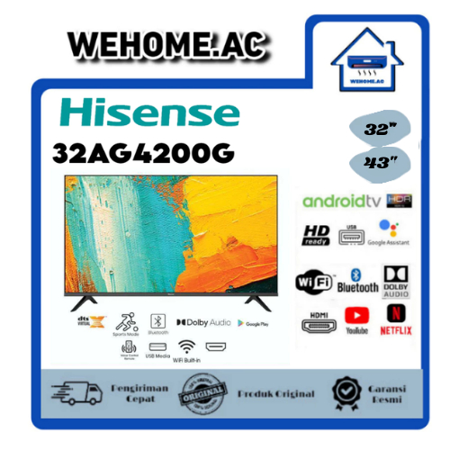 TV LED Hisense 32A4200G/43A4200G LED TV Android Hisense 32Inch/43Inch Android TV Hisense