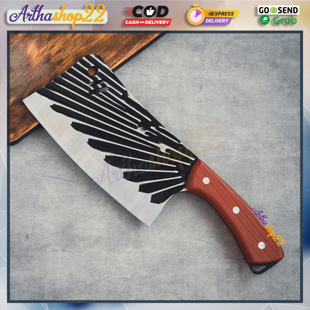 Pisau Koki Cina Clever Knife Pisau dapur serbaguna Stainless Steel