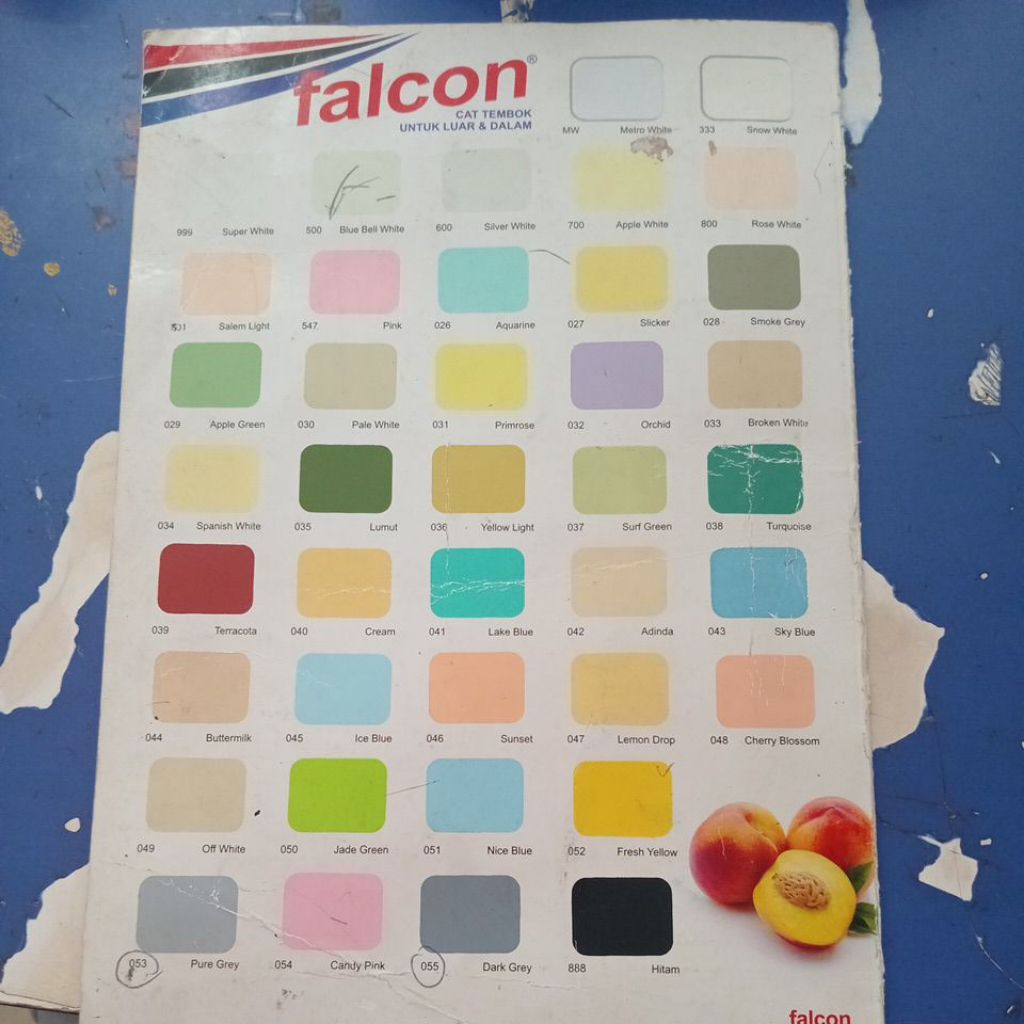 Yellowmarket Cat Tembok Falcon Biasa 20 Kg Pail - Cat Meriah - Cat Putih Dan Pilihan Warna Lainnya