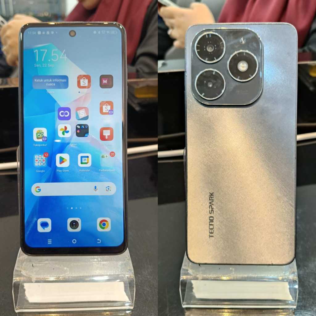 Handphone Hp Tecno Spark 20C 8/128 GB Second