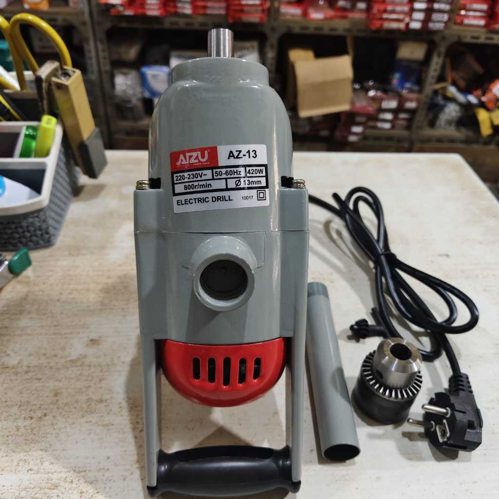 [AIZU] MESIN BOR ELECTRIC DRILL 13 MM BODY BESI