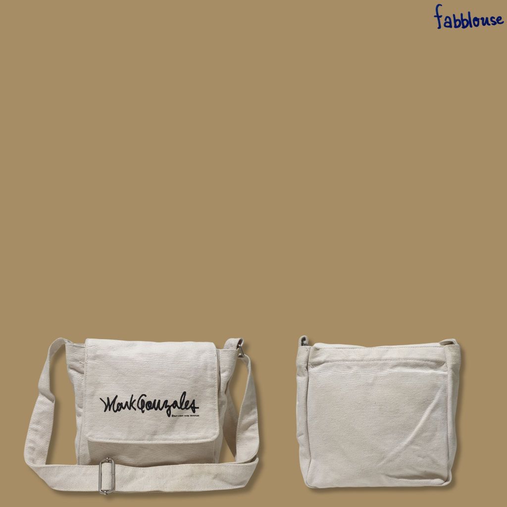 Mark Gonzales Canvas Shoulder Bag