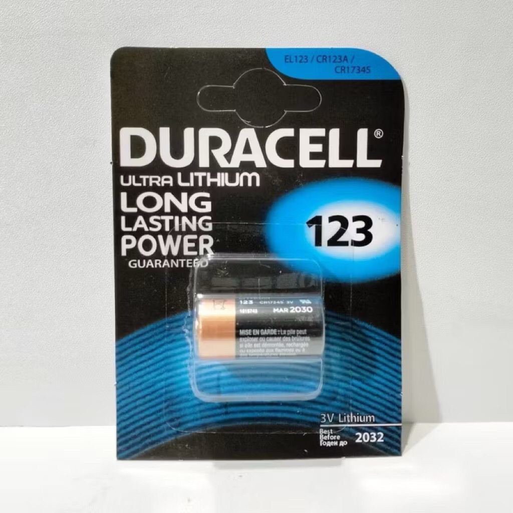 BATERAI DURACELL LITHIUM 3v /CR 123 BATERE DURACELL BATERYY