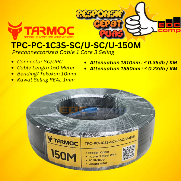 Kabel FO Preconnectorized 150 Meter/Precon FO 150 Mtr Dropcore