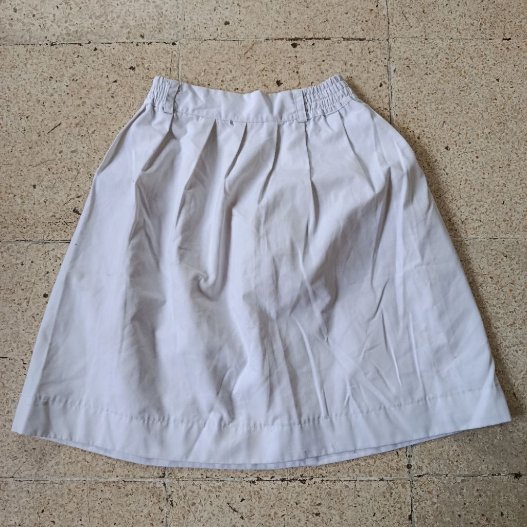 preloved rok pendek sd/rok putih rempel sd/ATO89