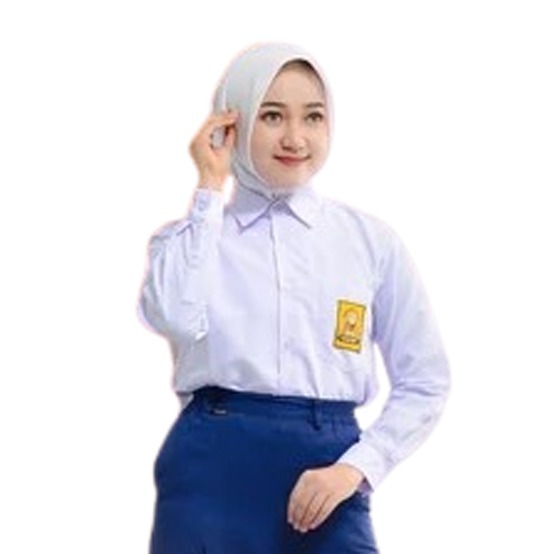 PROMO BAJU PUTIH LENGAN PANJANG SERAGAM SEKOLAH SMP BAHAN OXFORD PAKAIAN ANAK PEREMPUAN