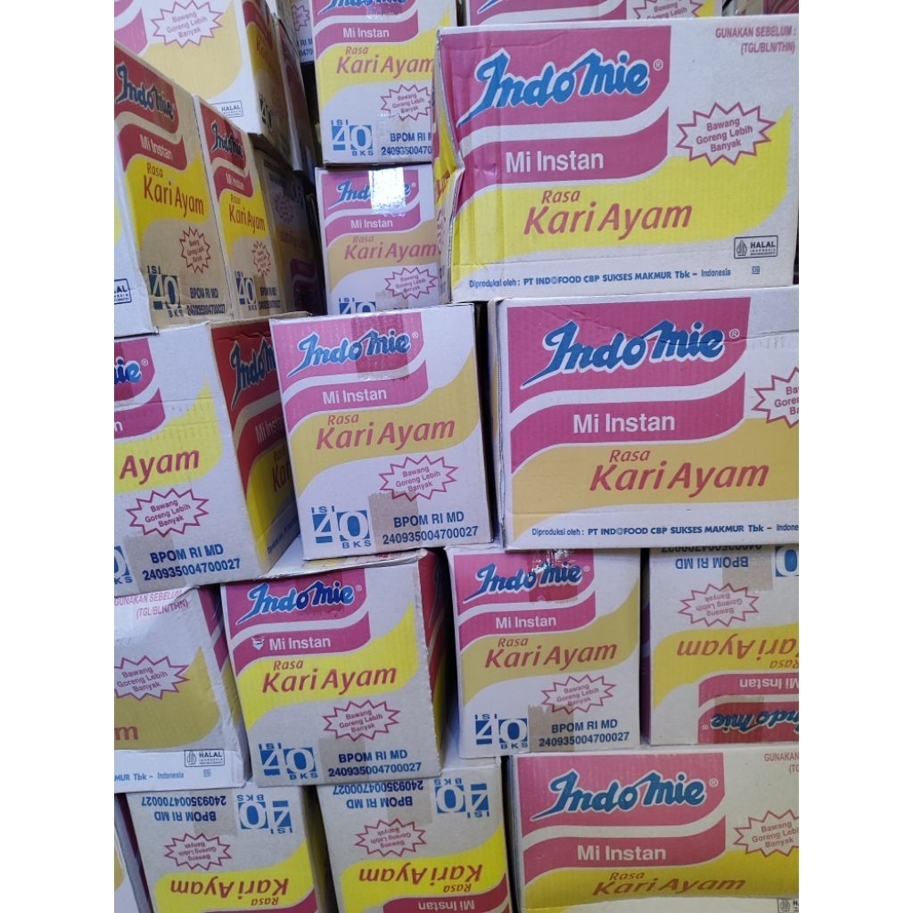 

Indomie 1 CTN40 Pcs || Kari Ayam dan Goreng