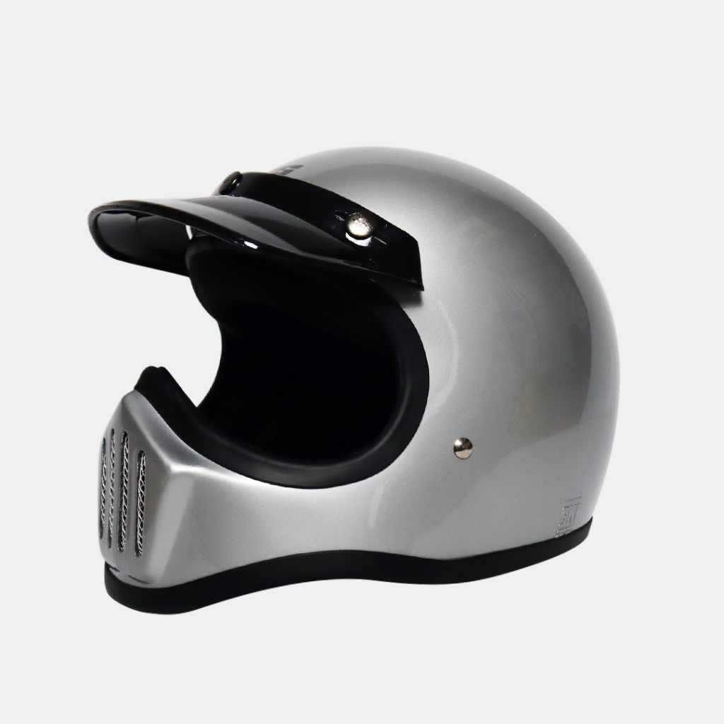 Helm Full Face JS CAKIL POLOS/Helm Keren/Helm Original/Helm Pria/Helm Armor