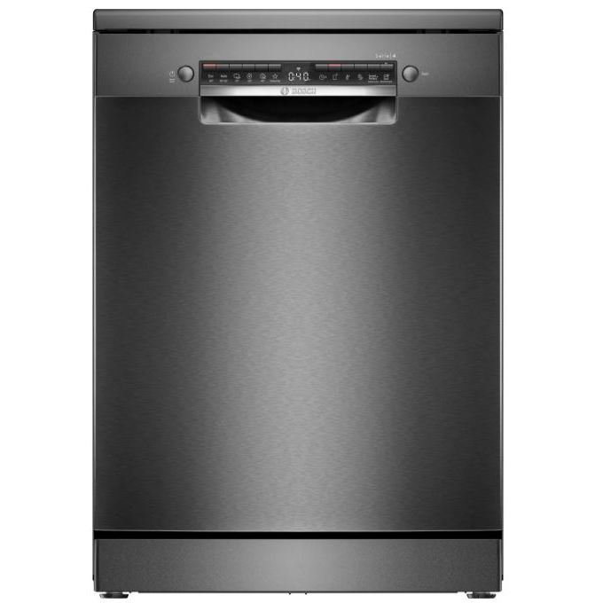 Bosch Free-standing dishwasher black inox SMS4HMC25M