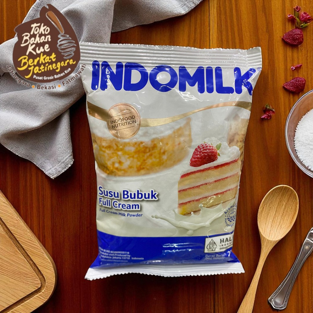 INDOMILK FULL CREAM SUSU BUBUK KEMASAN 250 GR/ SUSU BUBUK