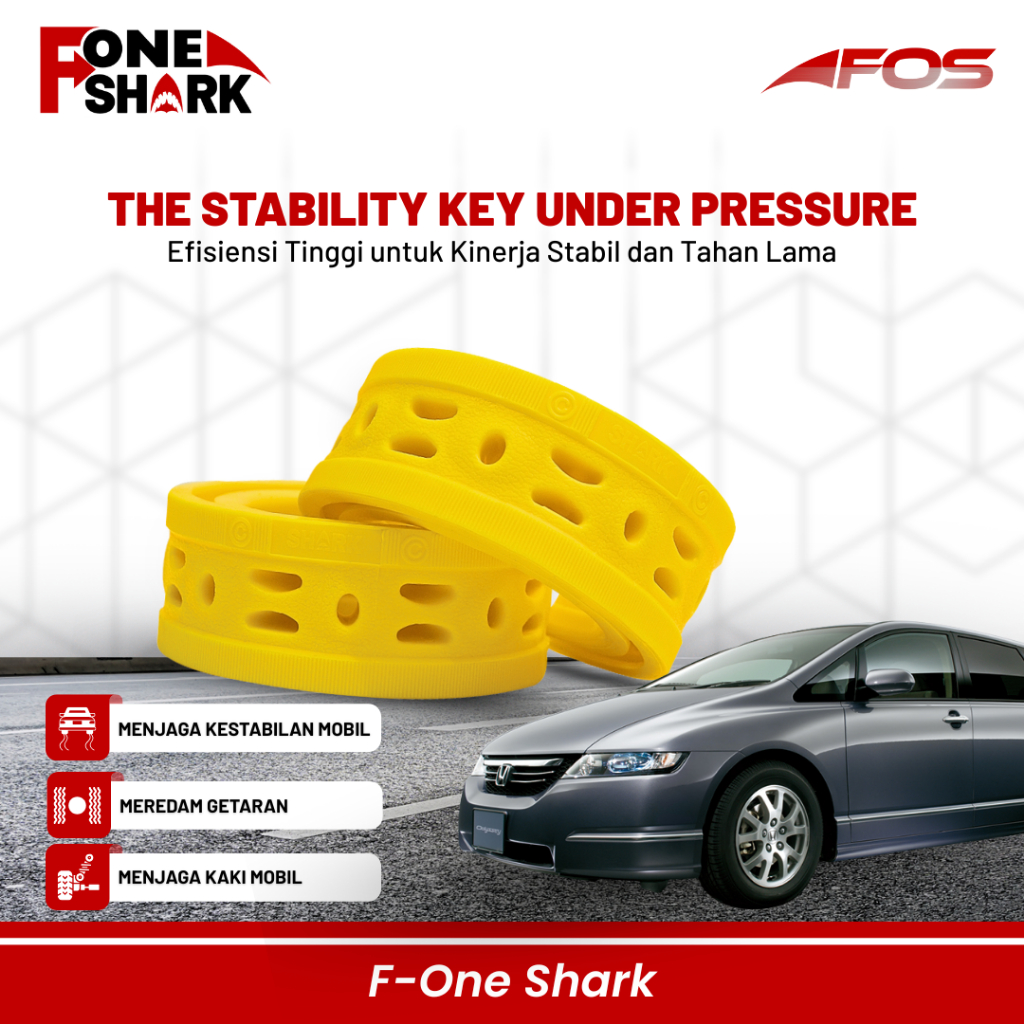 F-One Shark FOS Spring Buffer Premium / Karet Damper Per Stabilizer Honda ODYSSEY RB1 RB2 RB3 RB4 20
