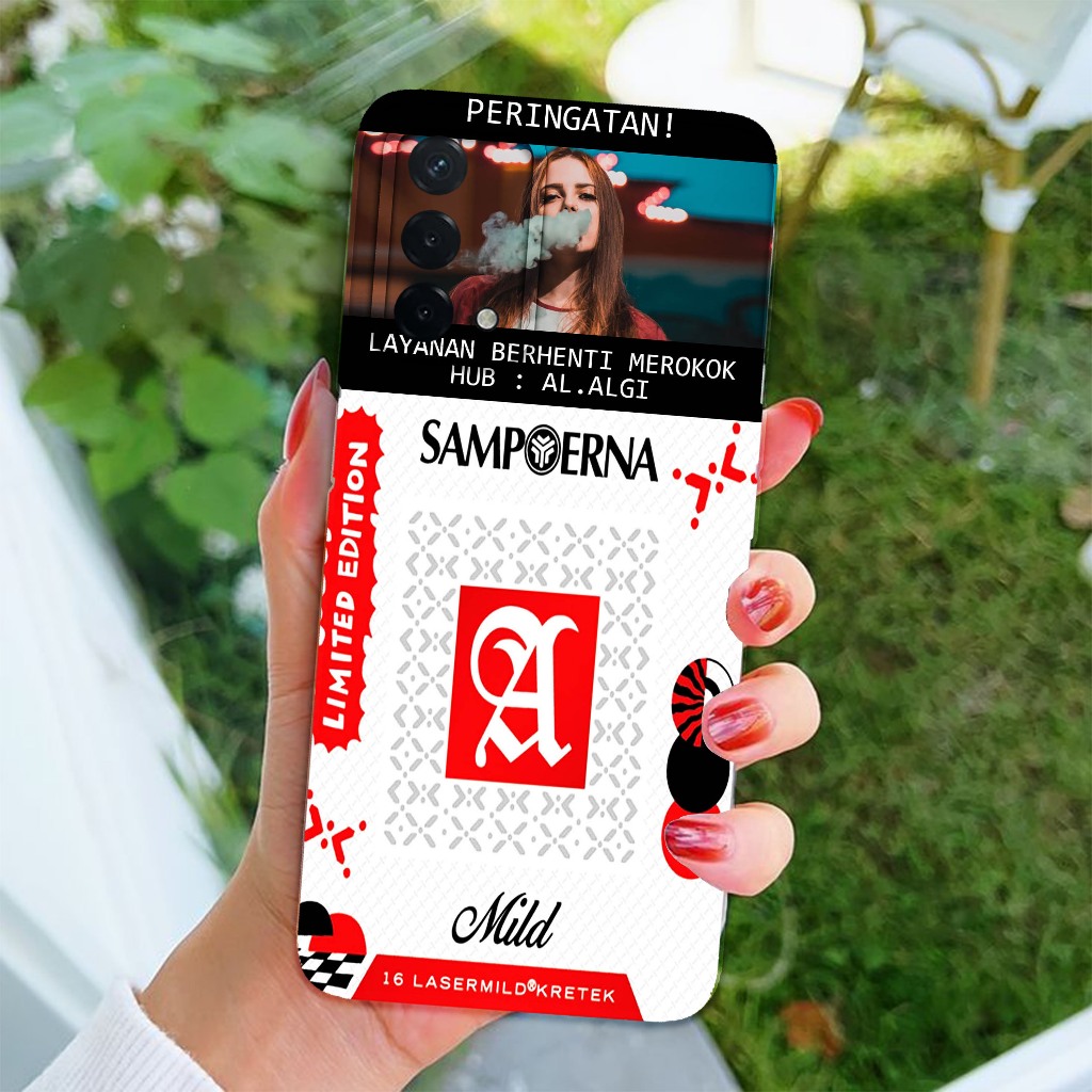 Softcase Untuk Oppo A74 4G - Softcase Gambar Fashion Printing { Rokok Limited Edition Terbaru } - Pe