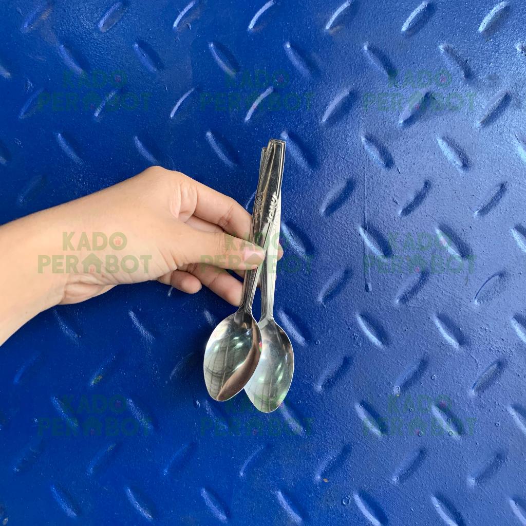 Sendok Teh Pendek Stainless SELUSIN-Sendok Teh-Sendok Pendek Stainless