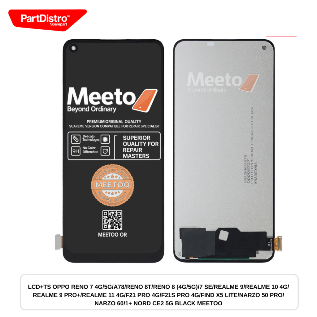 LCD+TS OPPO RENO 7 4G/5G/A78/RENO 8T/RENO 8 (4G/5G)/7 SE/REALME 9/REALME 10 4G/REALME 9 PRO+/REALME 
