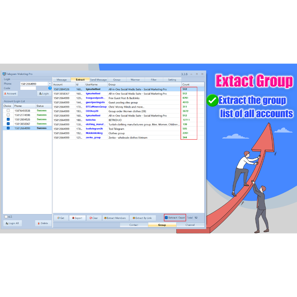 TELEGRAM PRO SENDER LIFETIME PRO ORIGINAL PREMIUM TELEGRAM SOFTWARE MASSAL BULK BLASTER BROADCAST