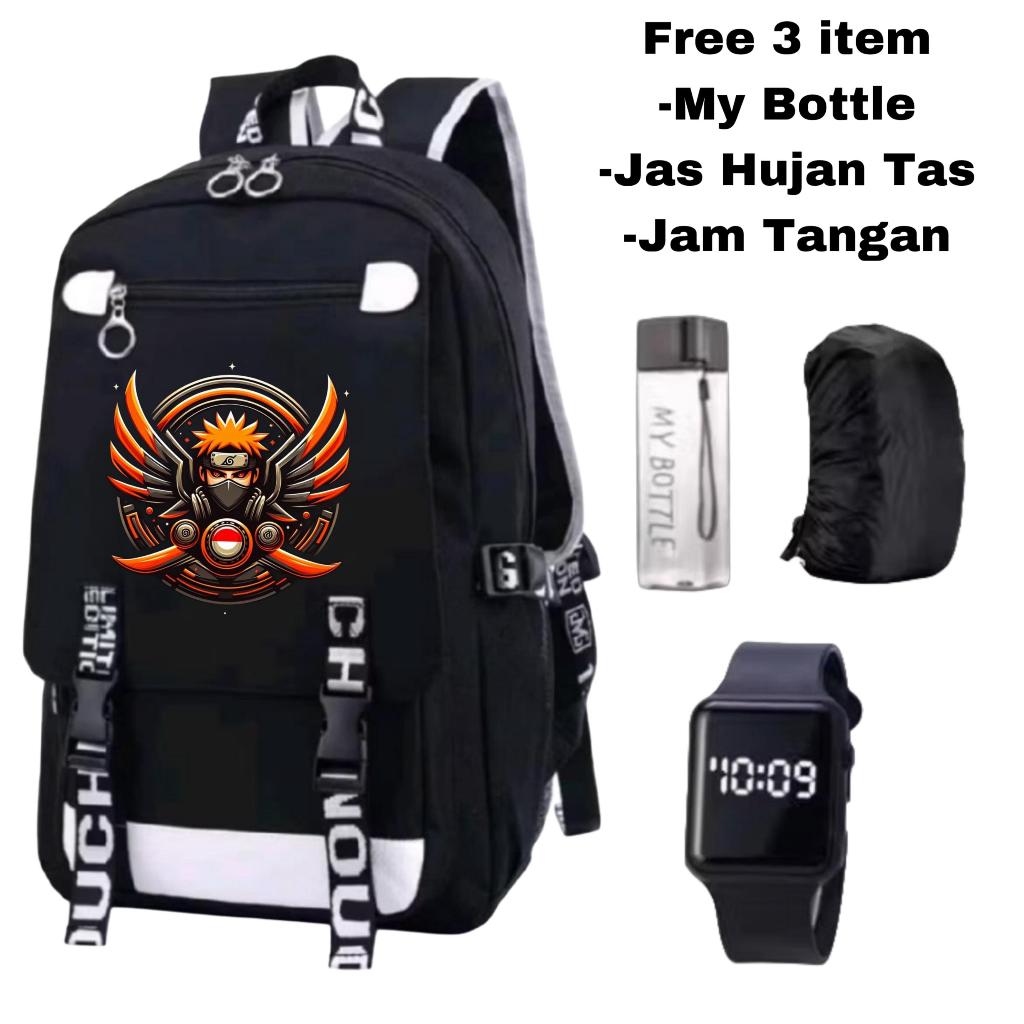 Tas Ransel Anime-Tas Ransel Naruto-Tas Sekolah Anime-Tas Karakter Ninja