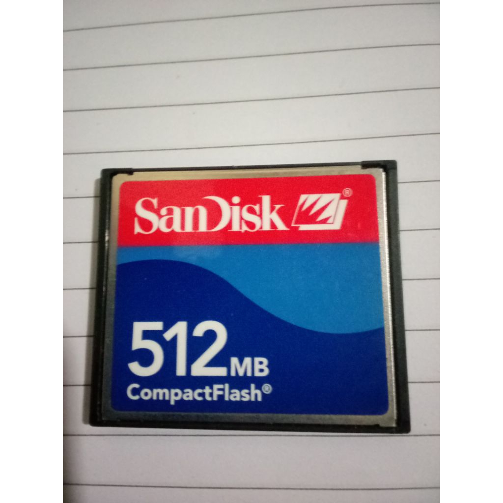 Compact flash Sandisk memory CF 512 MB