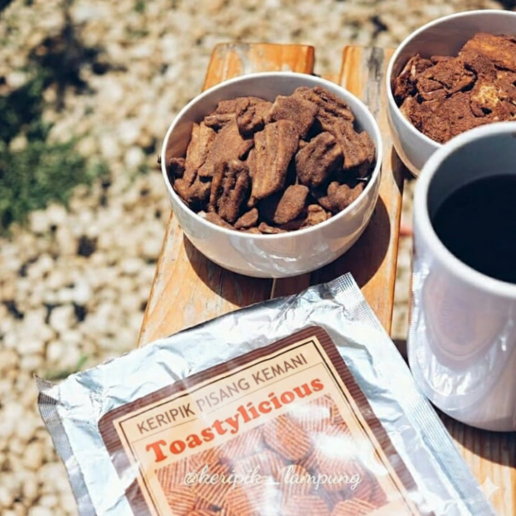 Keripik Pisang Bubuk Coklat