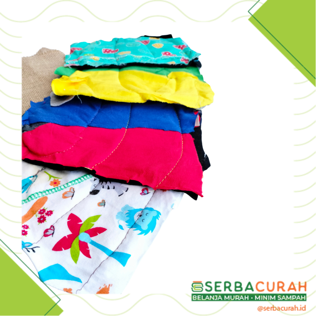 Lap Kain Majun | Recycle Kain Sisa | 20x15 cm