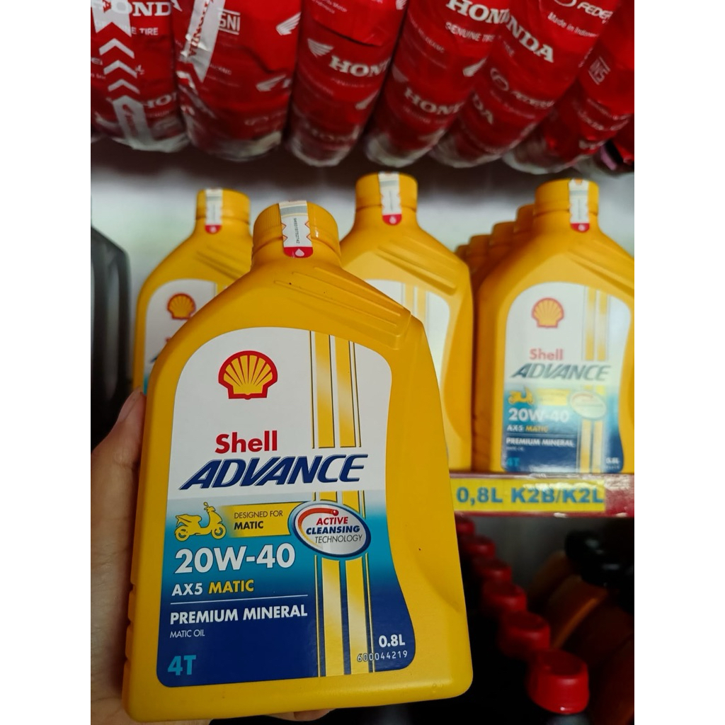 Oli Shell Advance 20w-40