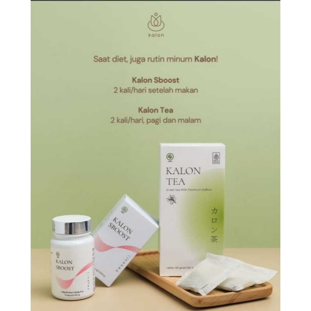[Bundling] BELI SBOOST Free Kalon Green Tea. Penurun Berat Badan Minuman Diet Detox