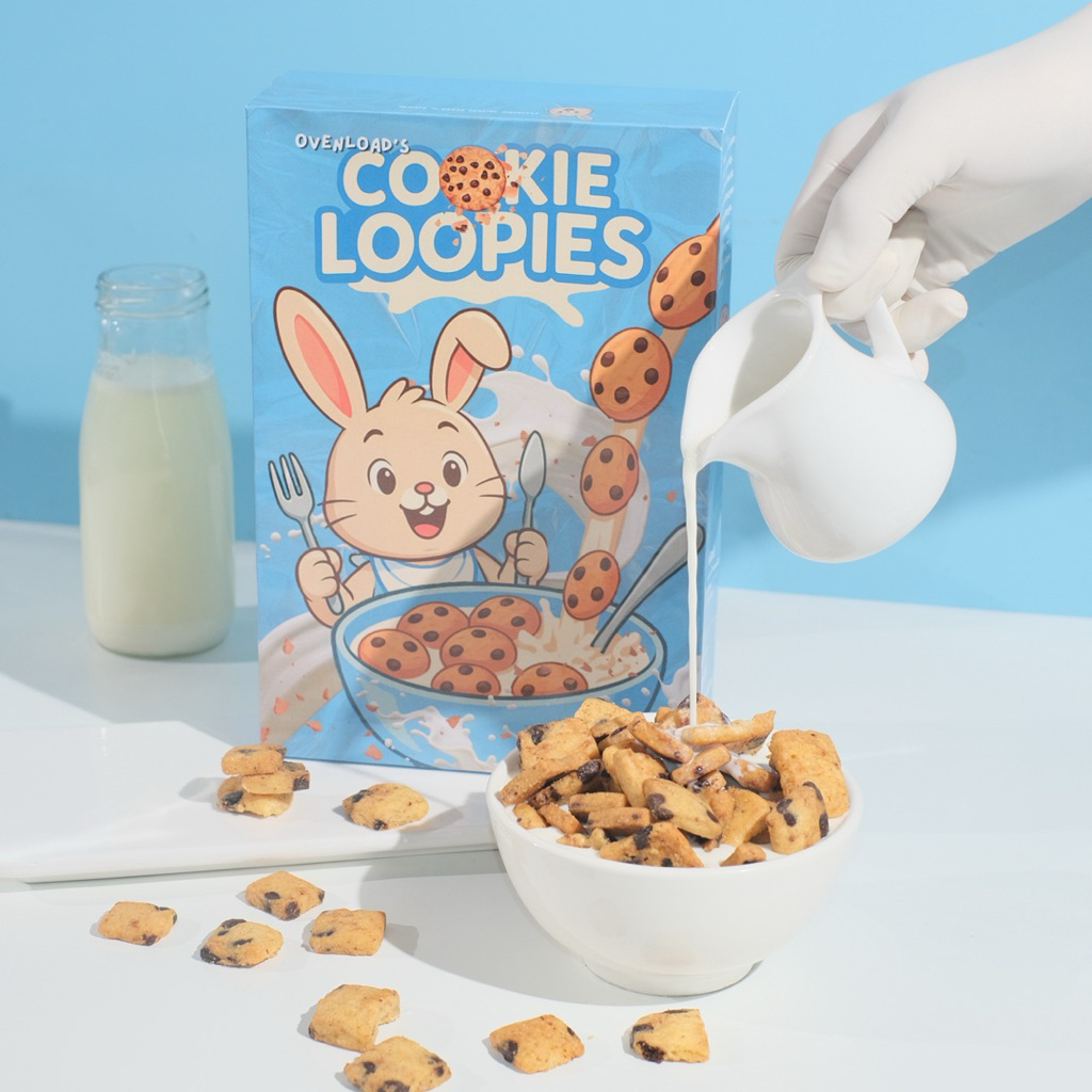 Cookie Loopies Cookies Sereal | Snack Halal | Cereal Cookies Premium