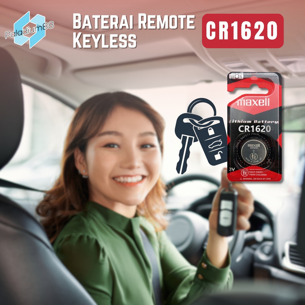 Baterai Remote Kunci Mobil Avanza Xenia Sigra Calya Mobilio Brio Xpander CR1620