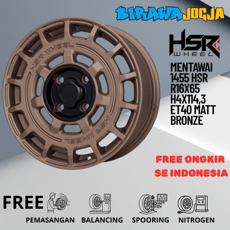 velg mobil ring 16 pcd 4x114.3 Bronze pnp Kijang super kapsul, panther, Xenia, HSR Mentawai R16