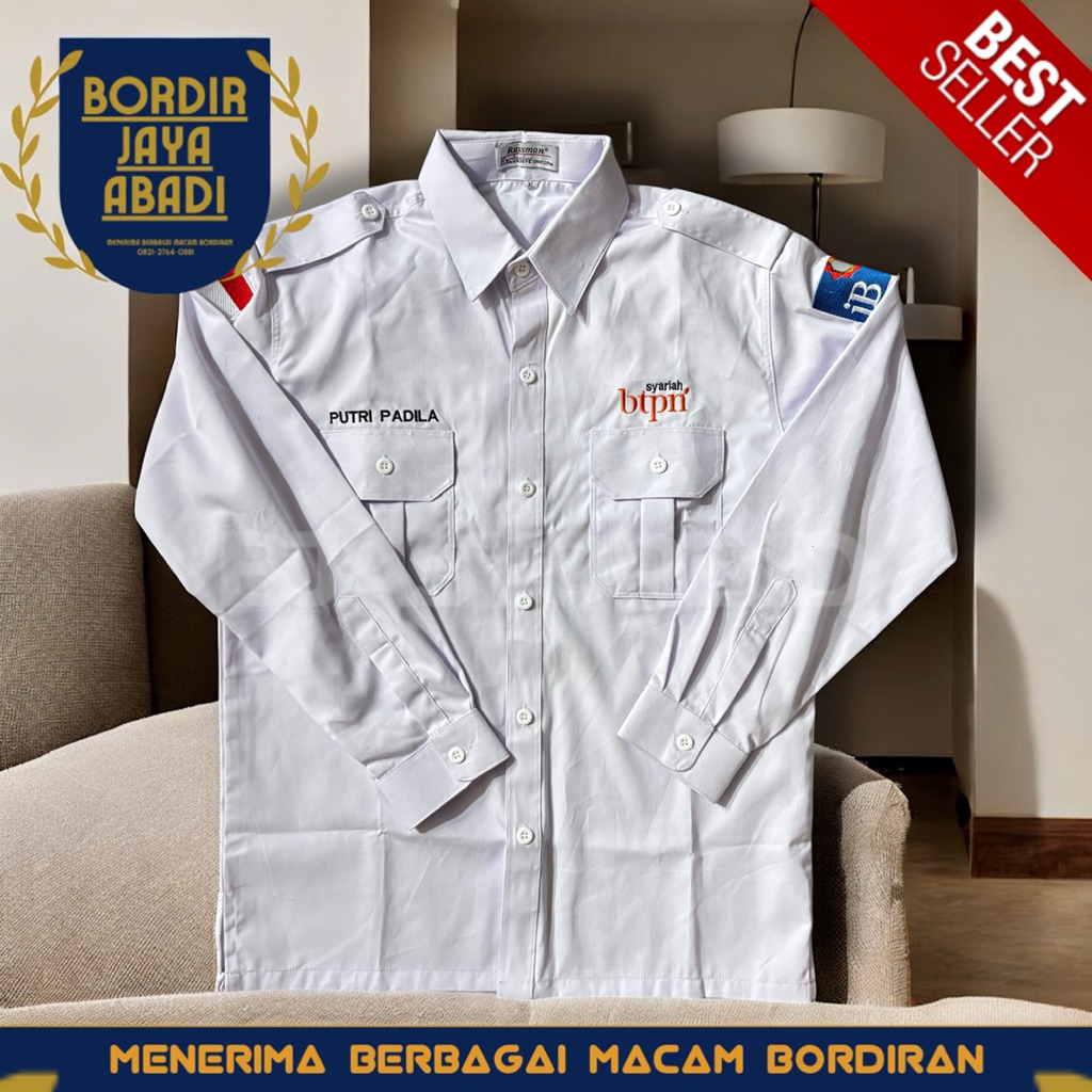 Kemeja Bank BTPN Syariah K2 Putih