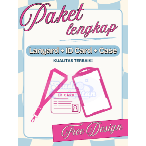 Cetak ID Card Event_Paket Lengkap Premium_Studio Tantan