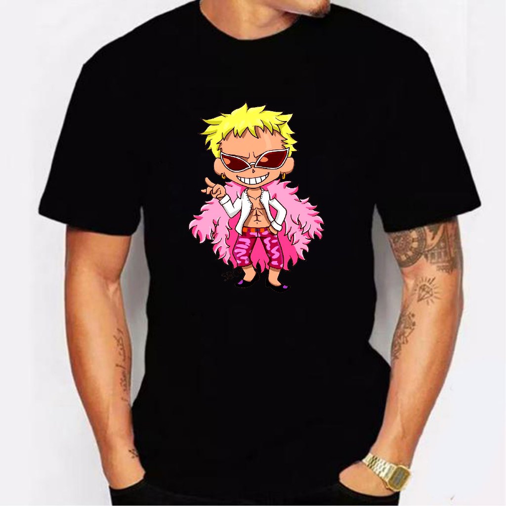 BAJU KAOS DOFLAMINGO 3 BAJU KAUS DEWASA LAKI LAKI ENAK DI PAKAI