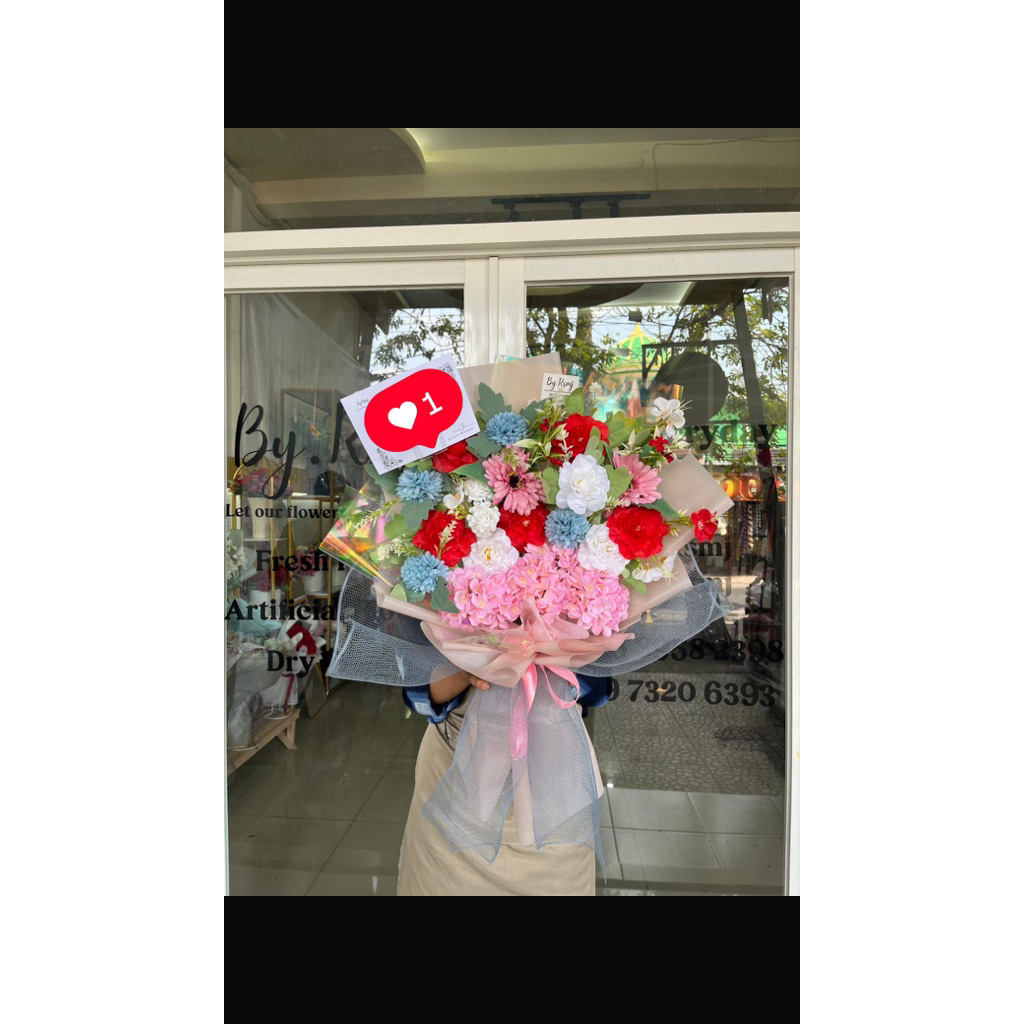 preloved bouquet bunga/ buket bunga ukuran besar