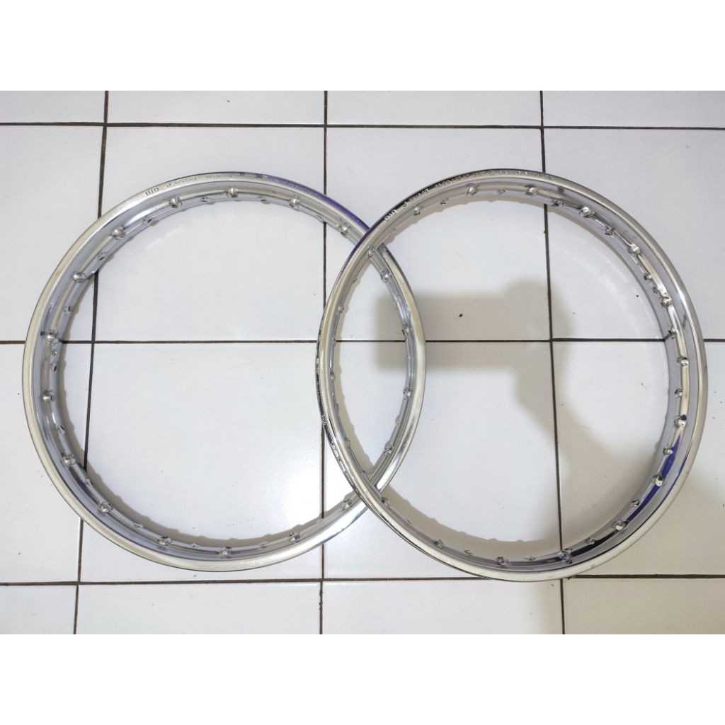 Sepasang Velg Stainless Croome Rx King DID Ring 18 Original Copotan Motor