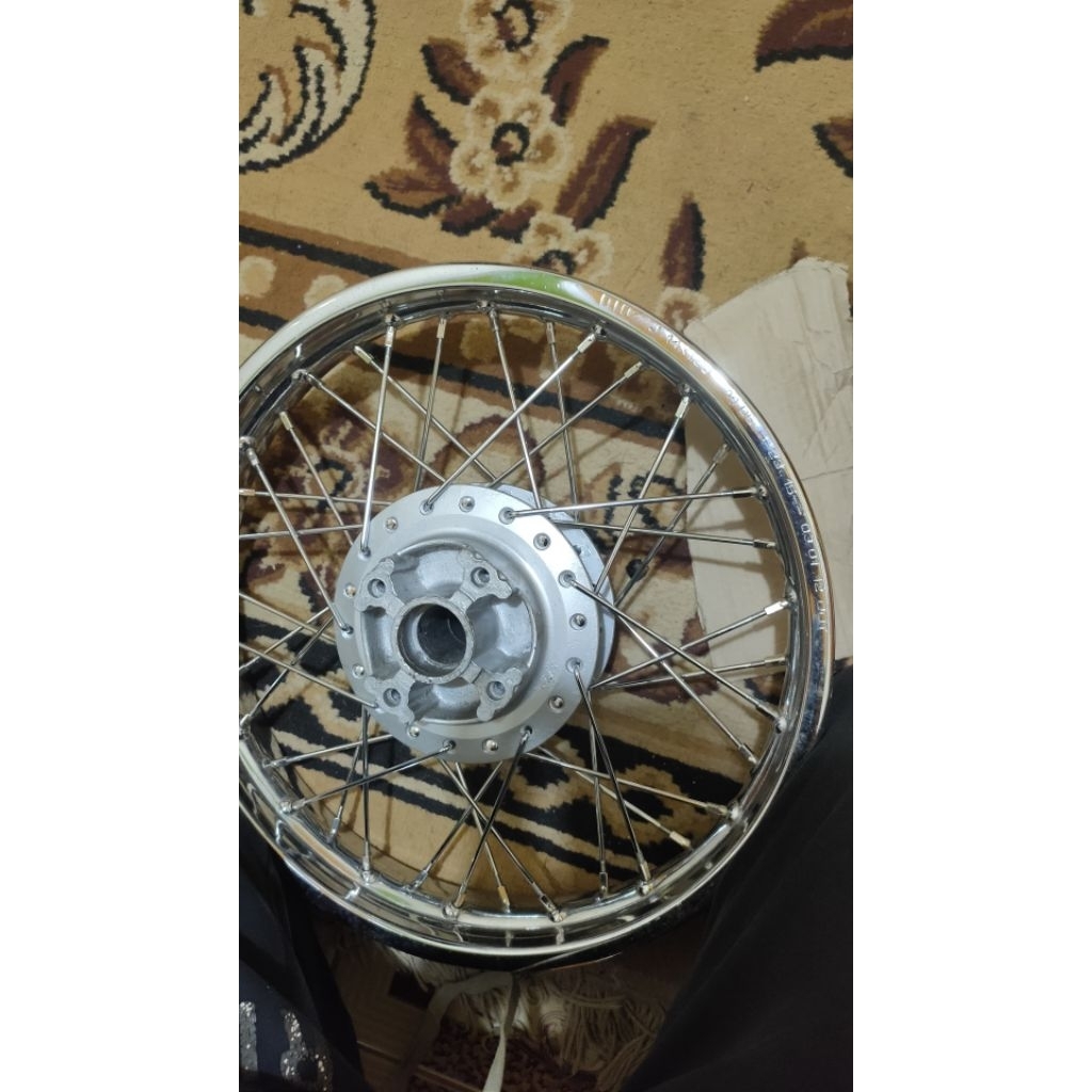 velg jari-jari Ring'14 Belakang 1pcs Supra x 125 Blade Repsol Dobel Dist Cakram