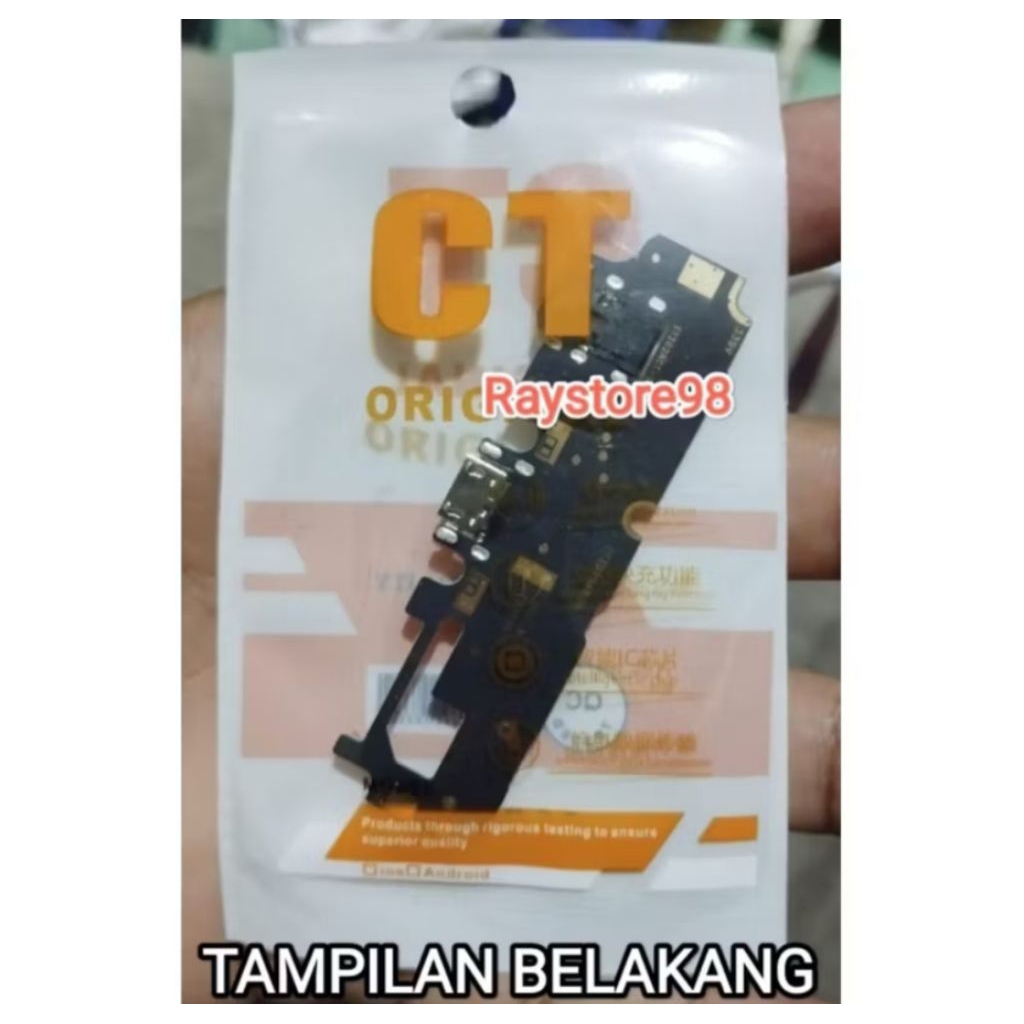 flexible konektor cas papan cas connector charger Vivo z1 pro / Vivo z5x  + ic original