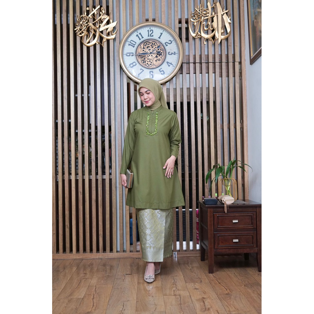 Tunik Katun Ima tuyobo Mix fayet U retliting depan ori By Kamari(Tunik Saja)