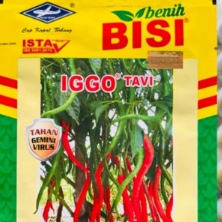Benih CABE KERITING IGGO TAVI F1(JAMINAN UANG 100% KEMBALI) - 10 GRAM Cabai Cap Kapal Terbang / Beni