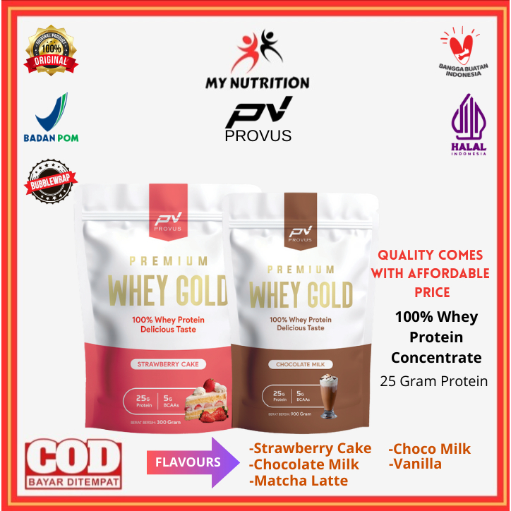 Provus Premium Whey Gold 300gr - Whey Protein Concentrate